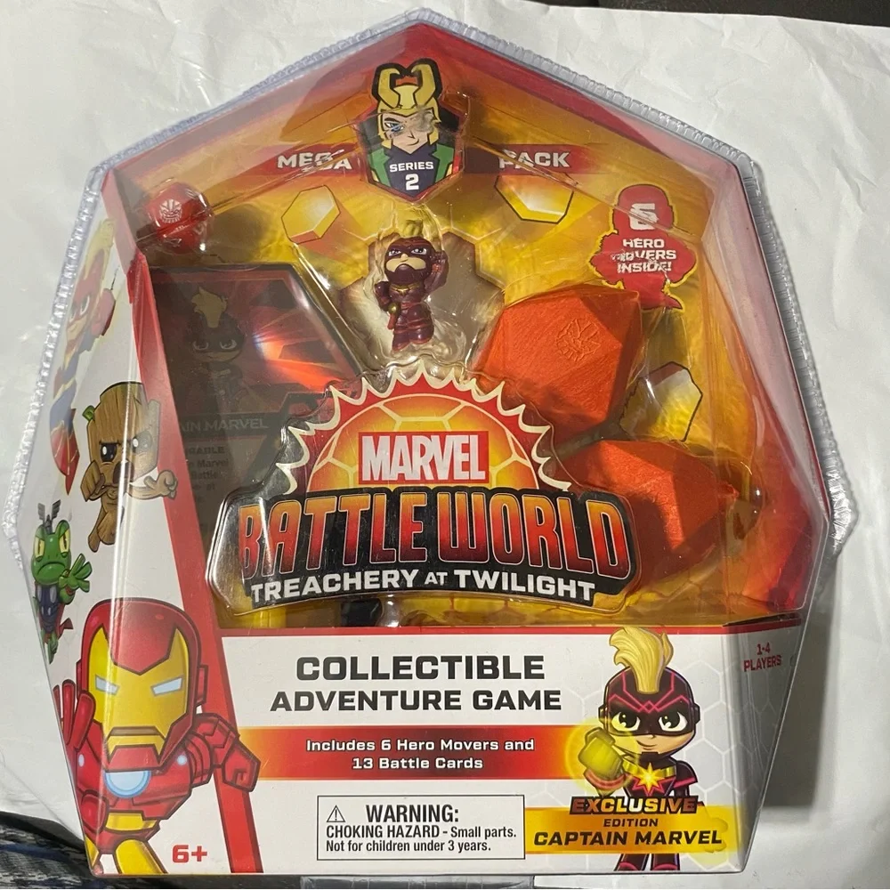 Marvel Battleworld Treachery at Twilight Adventure Game - Red and Yellow